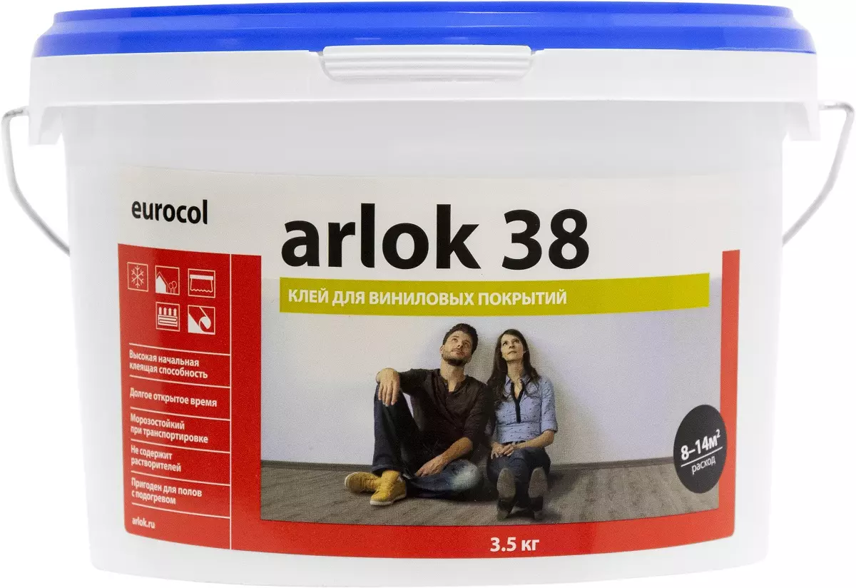 Клей для напольной ПВХ-плитки Arlok 38, 3,5кг