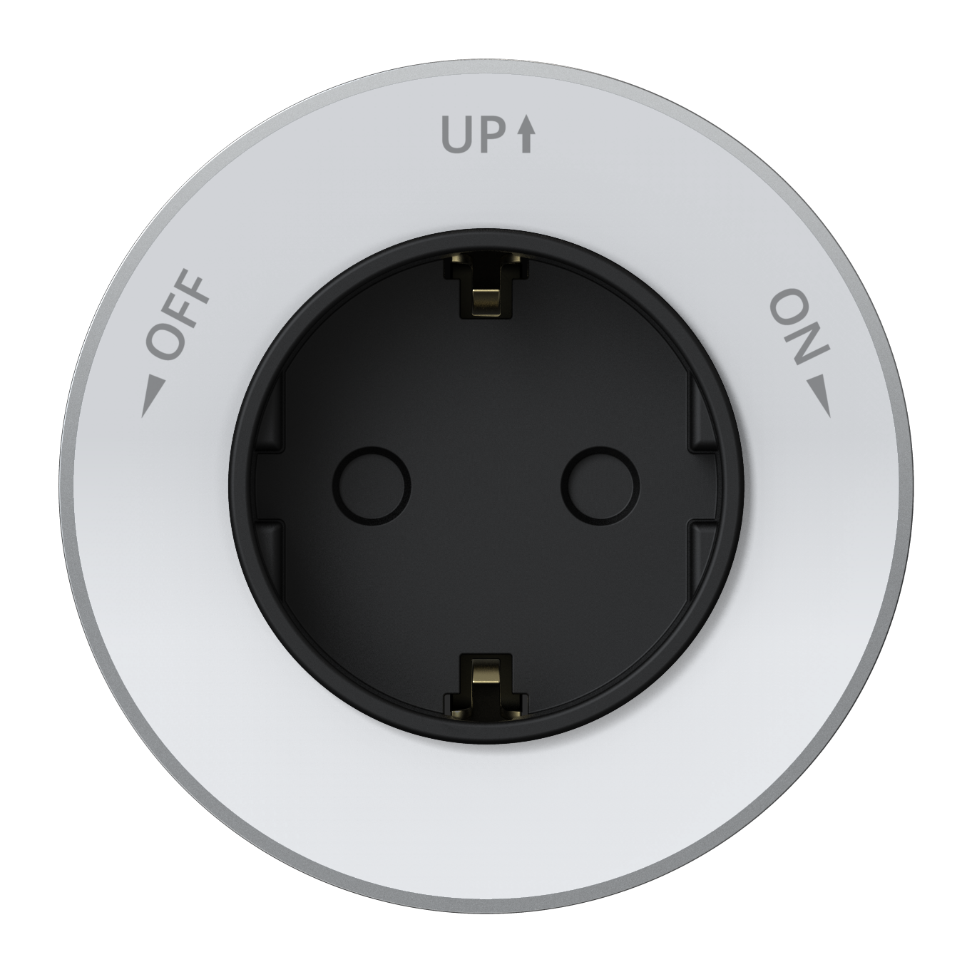 Systeme Electric MultiTrack Розетка 2К+З круглая 16А/250В Белый