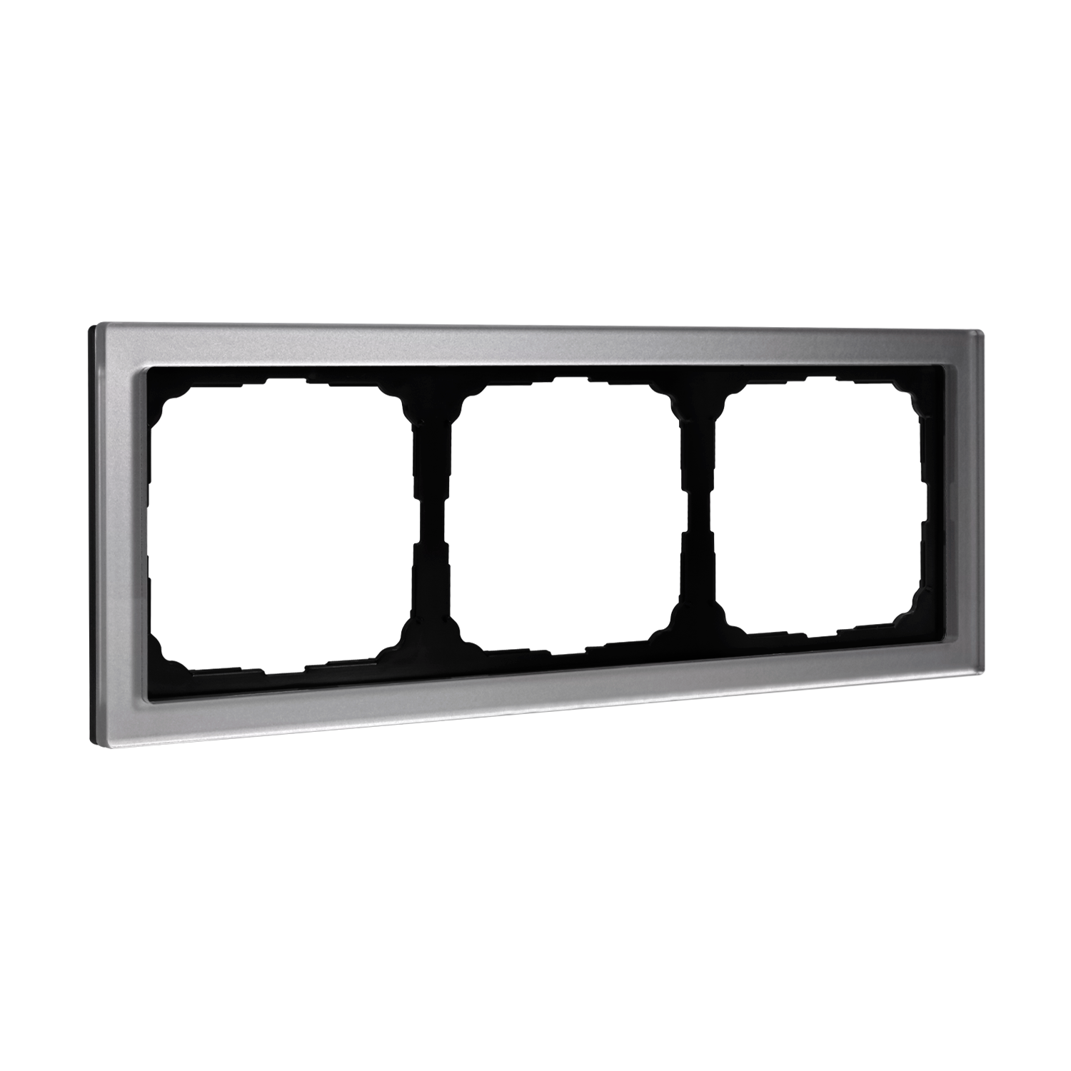 Systeme Electric ArtGallery Pure Органическое стекло Алюминий Рамка 3-ая
