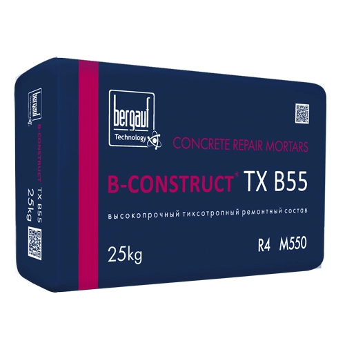 Ремонтный состав Bergauf B-Construct TX B55, 25 кг