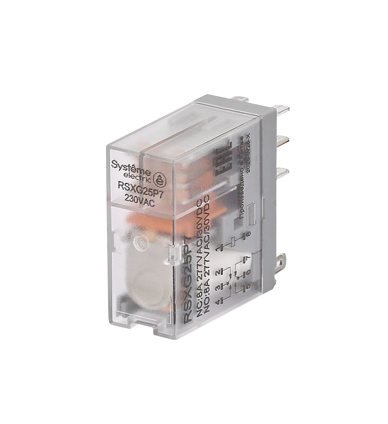 Systeme Electric Реле 8A 2CO 230VAC