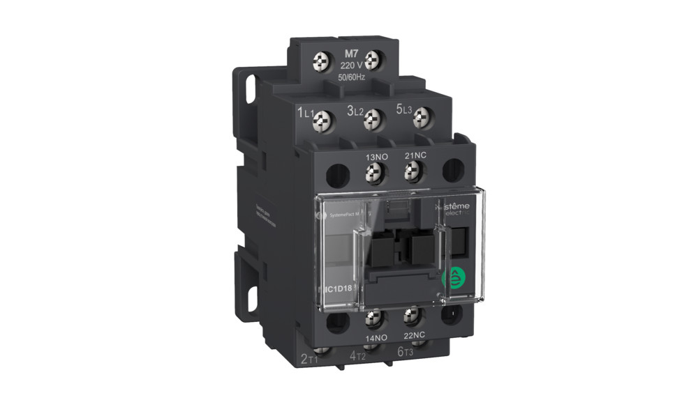 Systeme Electric SystemePact MCP  Контактор MC1D 3P 9A НО+НЗ 24V 50/60ГЦ
