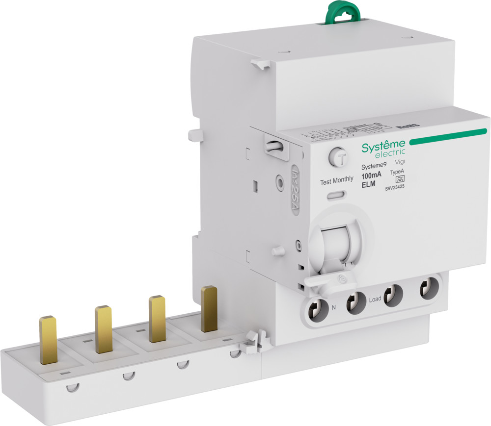 Systeme Electric Systeme9 Блок диф. тока (БДТ) 25A 4P 100мА Тип-A 400В