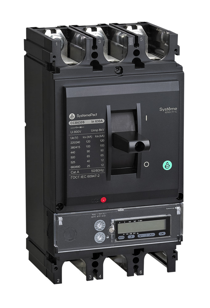Systeme Electric Автоматический выключатель SYSTEMEPACT CCB400 50KA 3P3D S5.3E 400A рычаг