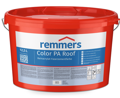 Краска акриловая Remmers Color Pa Roof (Faserzementfarbe) Schiefergrau (12,5л)