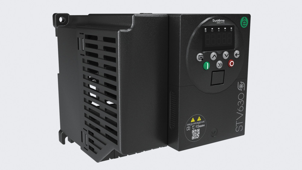 Systeme Electric Преобразователь частоты STV630 1,5 кВт 400В ЭМС С3 + LED панель оператора