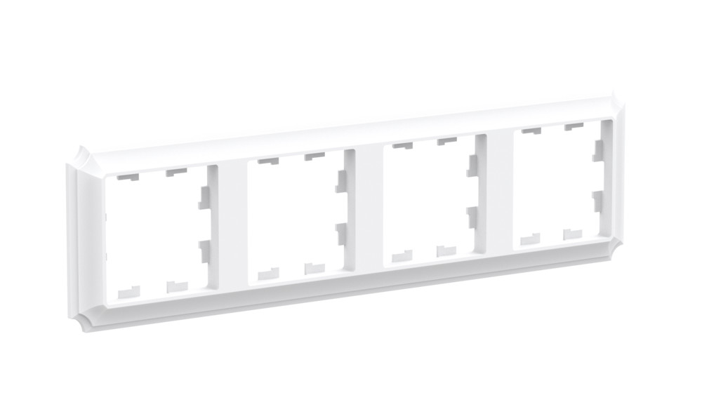 Systeme Electric AtlasDesign Antique Лотос Рамка 4-ая, универсальная