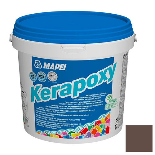 Эпоксидная затирка для плитки Mapei Kerapoxy №144 Шоколад 5 кг