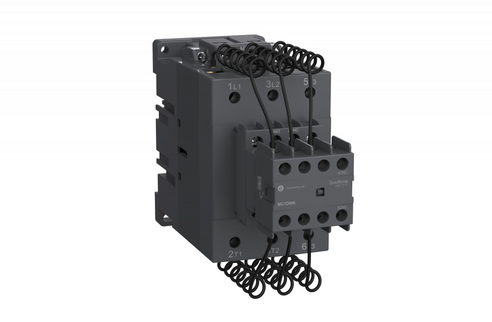 Systeme Electric SystemePact MCP  Контактор MC1D для конденсаторных батарей 65 квар 1НО/2НЗ 48V 50/60ГЦ