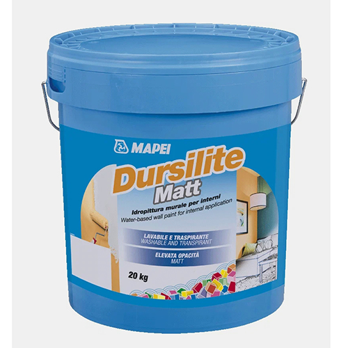 Краска вододисперсионная Mapei Dursilite Matt Base T, 20 кг