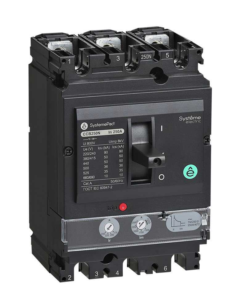 Systeme Electric SystemePact СCB Автоматический выключатель 250 100KA 3P3D TMD200