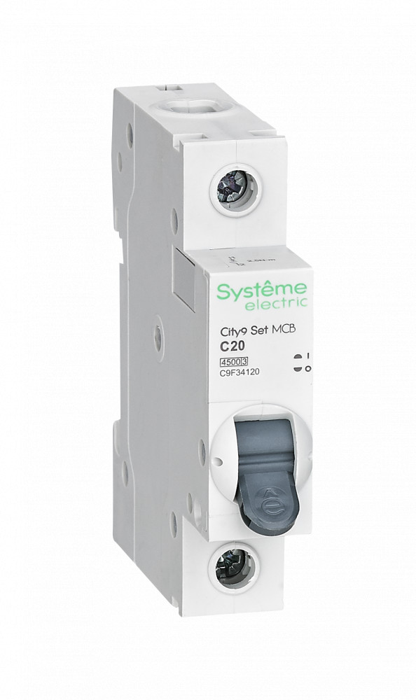 Systeme Electric City9 Set Автоматический выключатель (АВ) С 20А 1P 4.5kA 230В