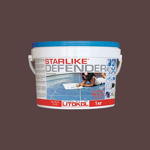 Эпоксидная затирка для плитки Litokol Starlike Defender С.420 Moka (Мокко), 1 кг