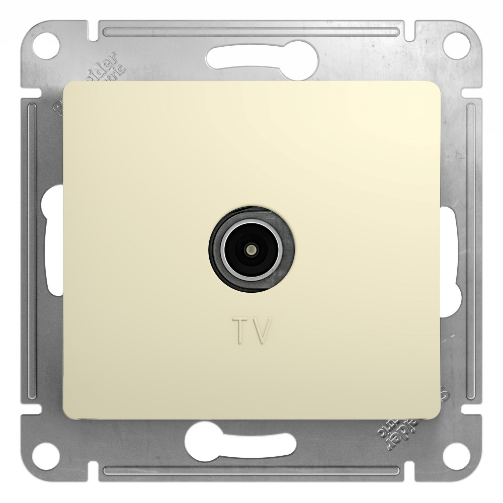 Systeme Electric Glossa Беж Розетка TV коннектор