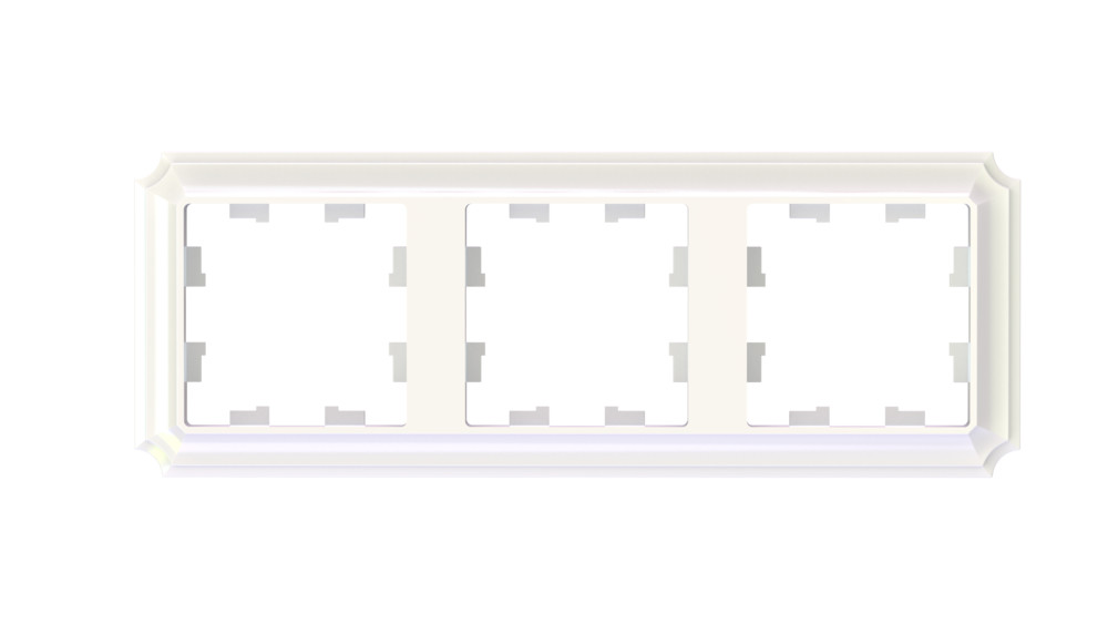 Systeme Electric AtlasDesign Antique Жемчуг Рамка 3-ая, универсальная