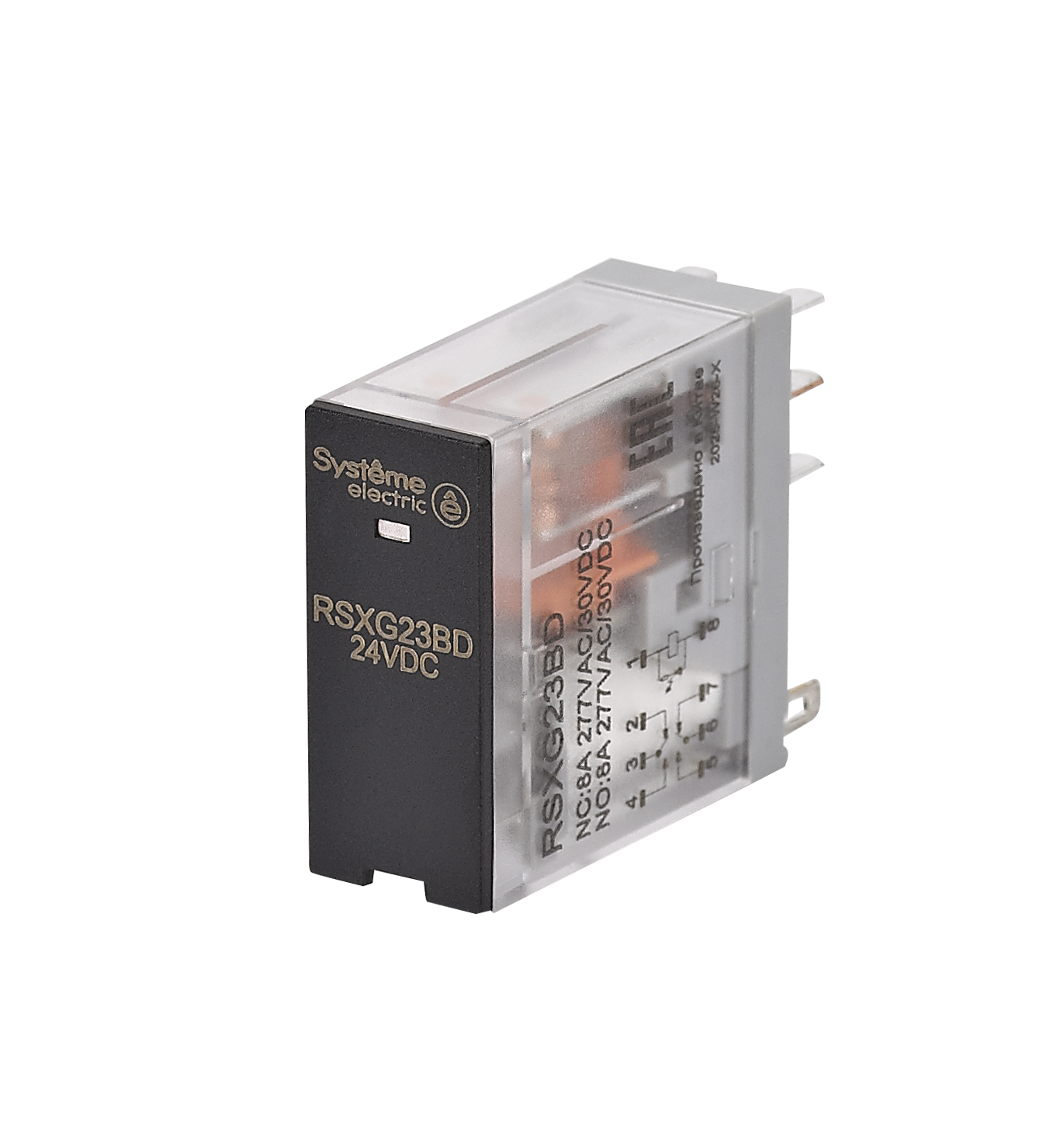 Systeme Electric Реле 8A 2CO 24VDC LED