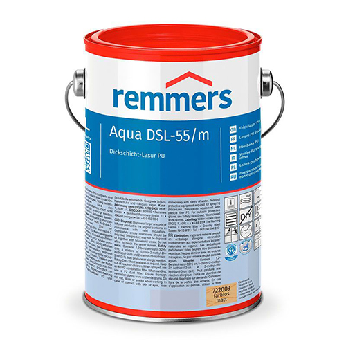 лазурь толстослойная Remmers Aqua Dsl-55/M Pu Farblos (0,75л)