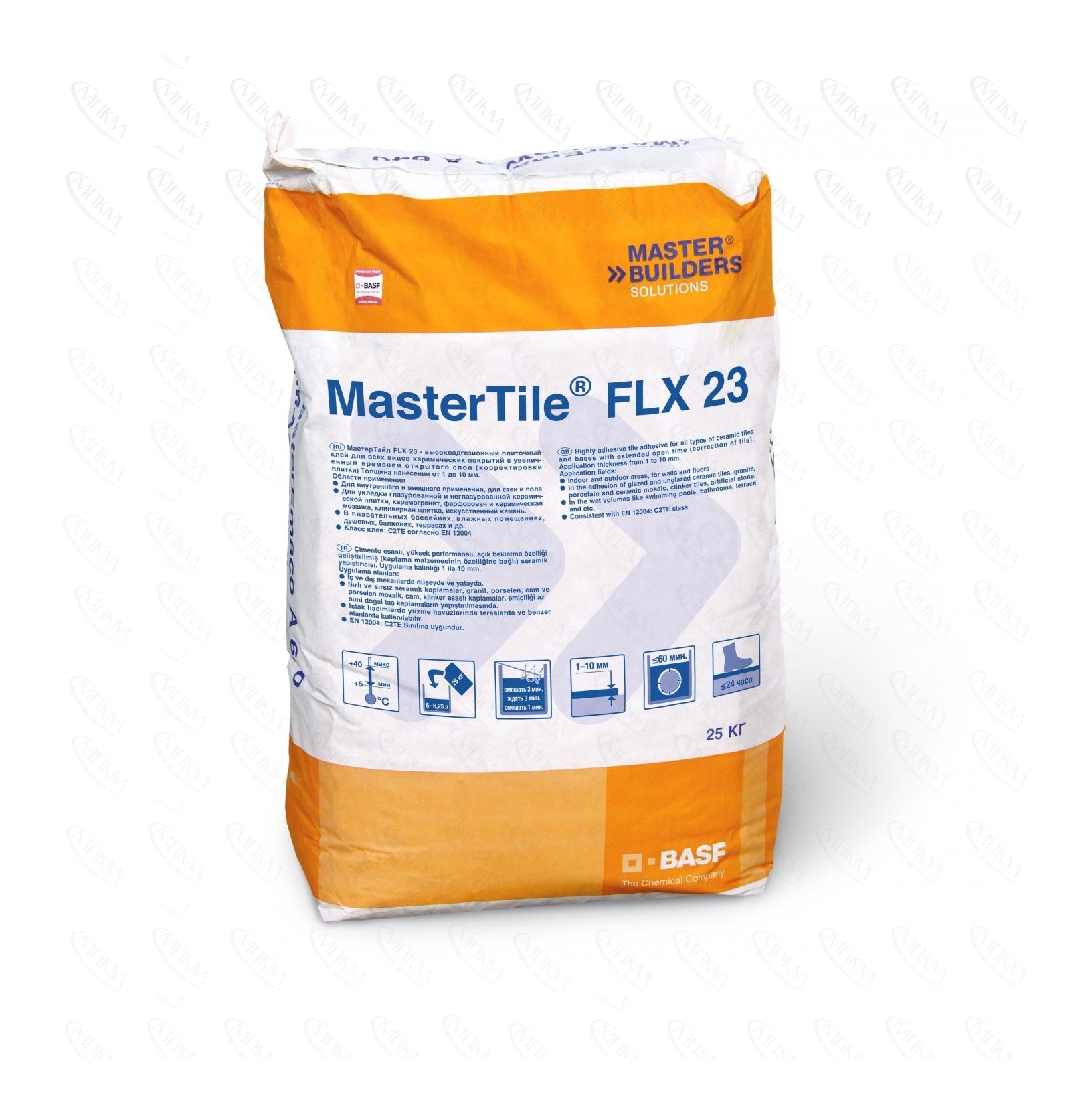 Высокоадгезионный плиточный клей MasterTile FLX 23