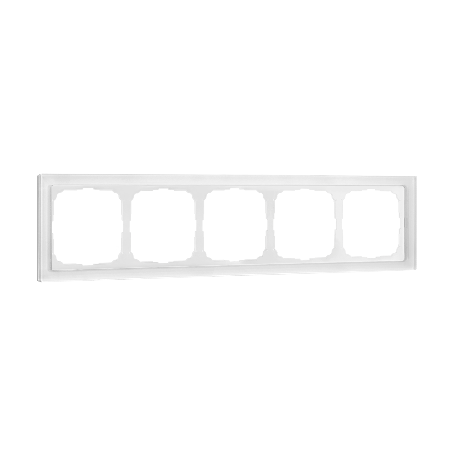 Systeme Electric ArtGallery Pure Органическое стекло Белый Рамка 5-ая