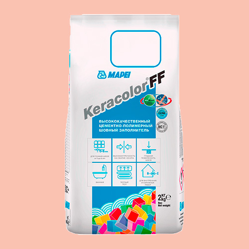 Затирка швов цементная Mapei Keracolor FF №160 Магнолия 2кг