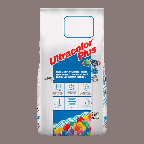 Затирка швов цементная Mapei Ultracolor Plus №187 Лён 2кг