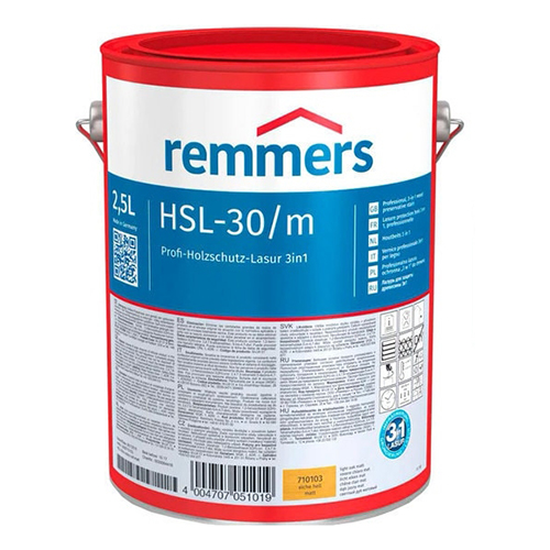 лазурь с усиленной защитой Remmers Aqua Hsl-35/M-Profi Farblos (20л)
