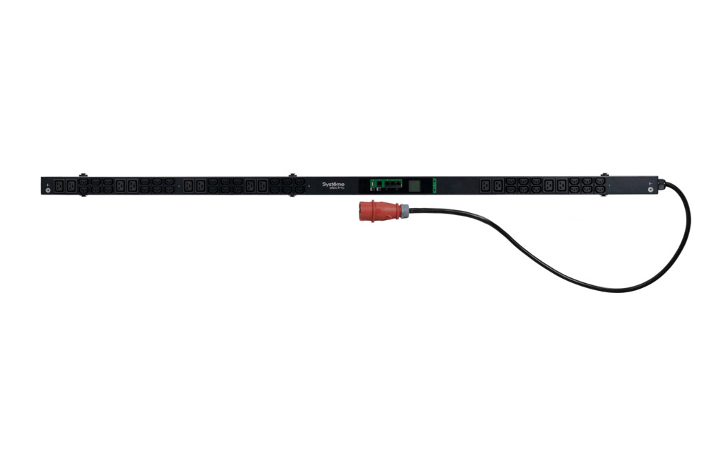 Systeme Electric БРП Uniprom, с мониторингом, 0U, 400В, 3Ф, 16A, 36xC13 12xC19, 3м кабель, IEC309