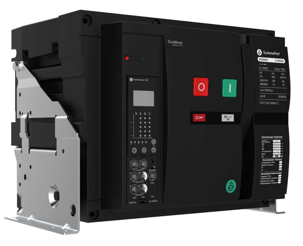 Systeme Electric АВ 40H 3P 6.0E стац,ВП MCH+MX+XF AC230V