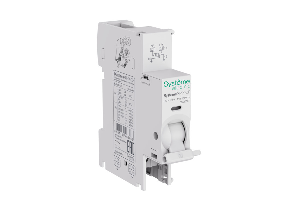 Systeme Electric MX+OF Расцепитель независимый с контактом сигнализации 100-415В AC Systeme9