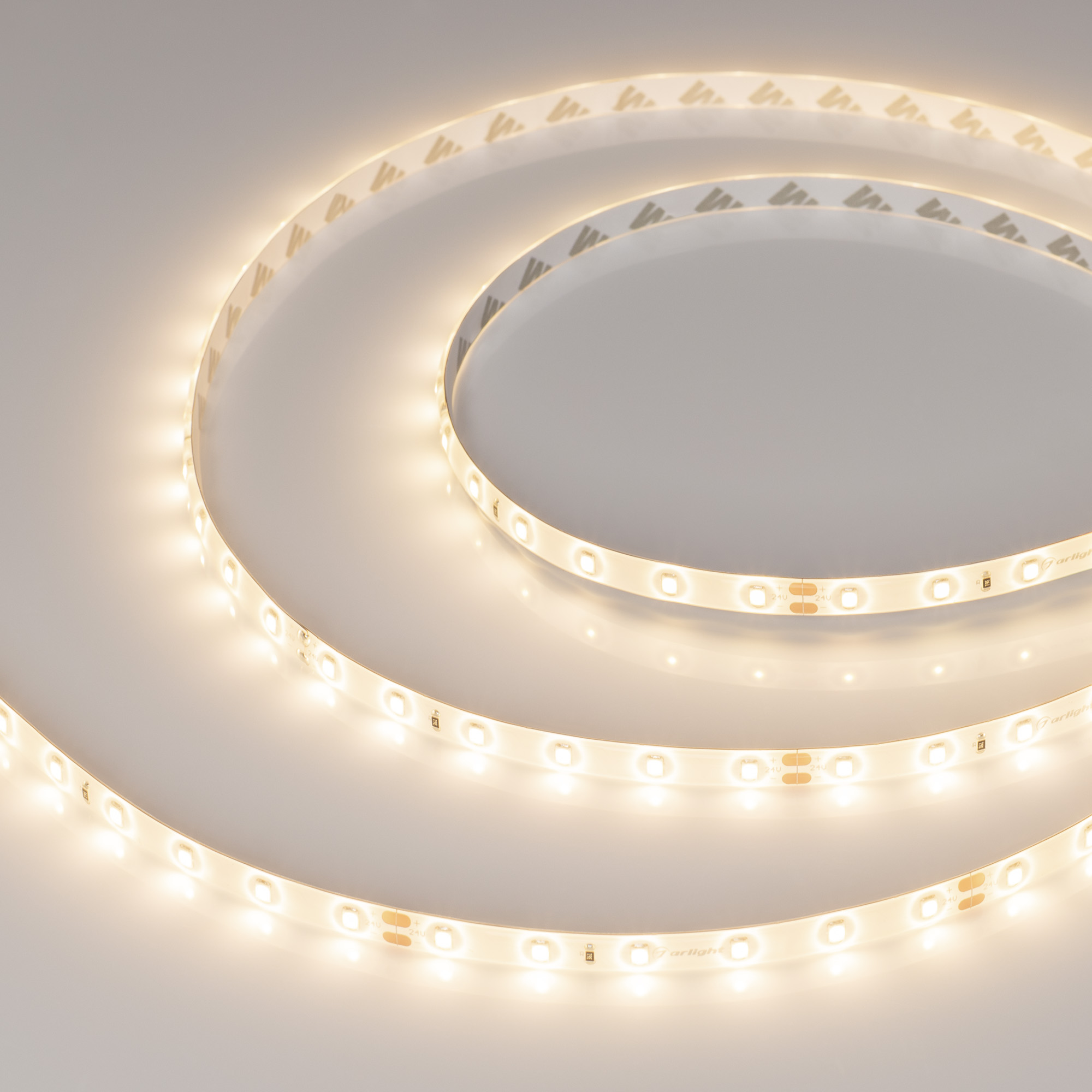 Arlight Лента герметичная RTW-SE-A60-8mm 24V Warm3000 (4.8 W/m, IP65, 2835, 5m) (-)