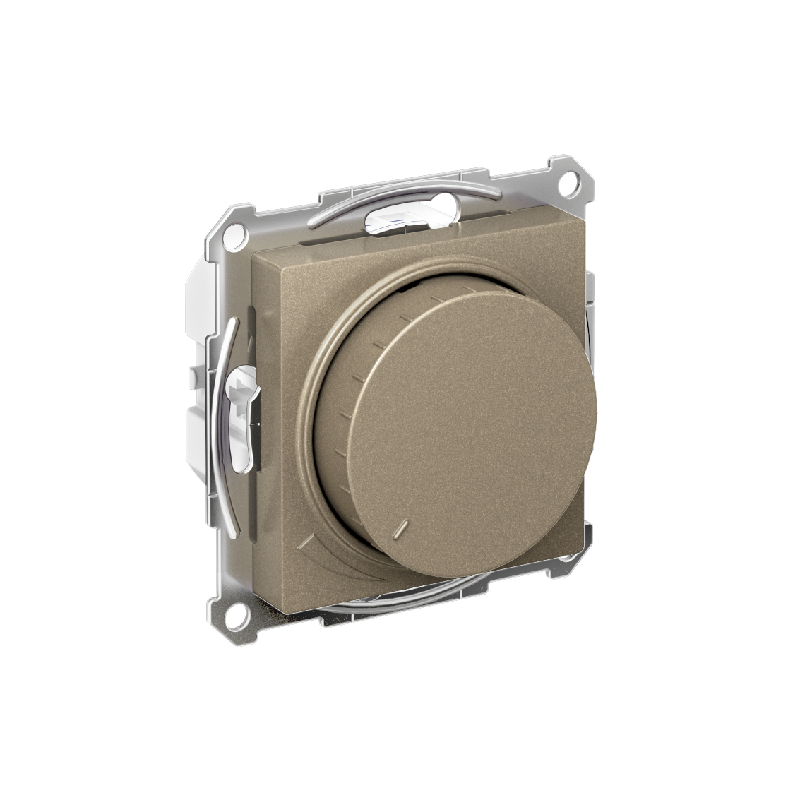 Systeme Electric AtlasDesign Шампань Светорегулятор (диммер) повор-нажим, LED, RC, 400Вт, мех.