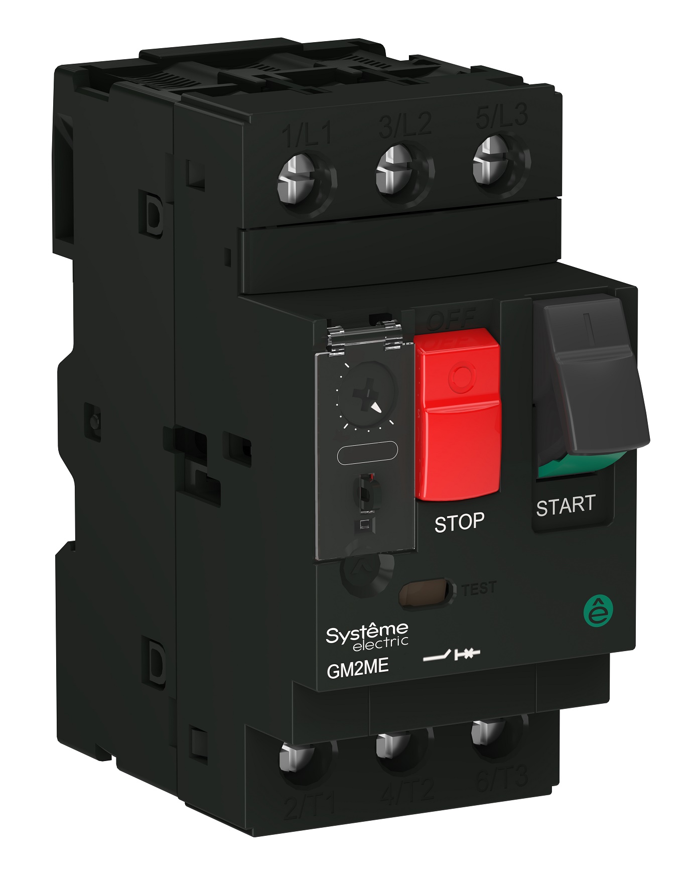 Systeme Electric SystemePact MCP  Автоматический выключатель.защ.дв. GM2ME 0.25-0.4A комб расцепитель кноп.упр.
