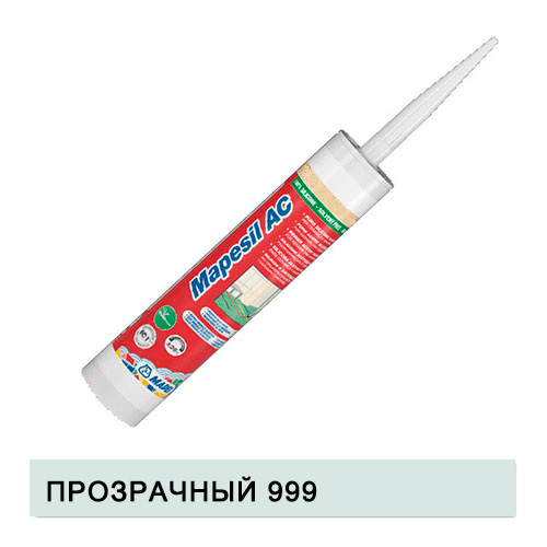 Герметик силикон Mapei Mapesil AC 999 TRASP. прозрачный 310мл