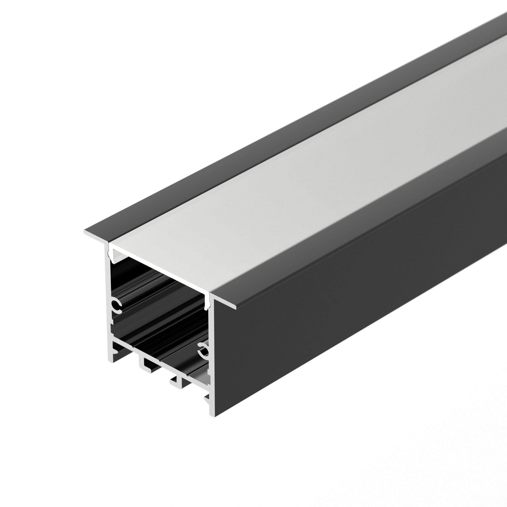 Arlight Профиль SL-LINIA49S-F-2000 ANOD BLACK (Алюминий)