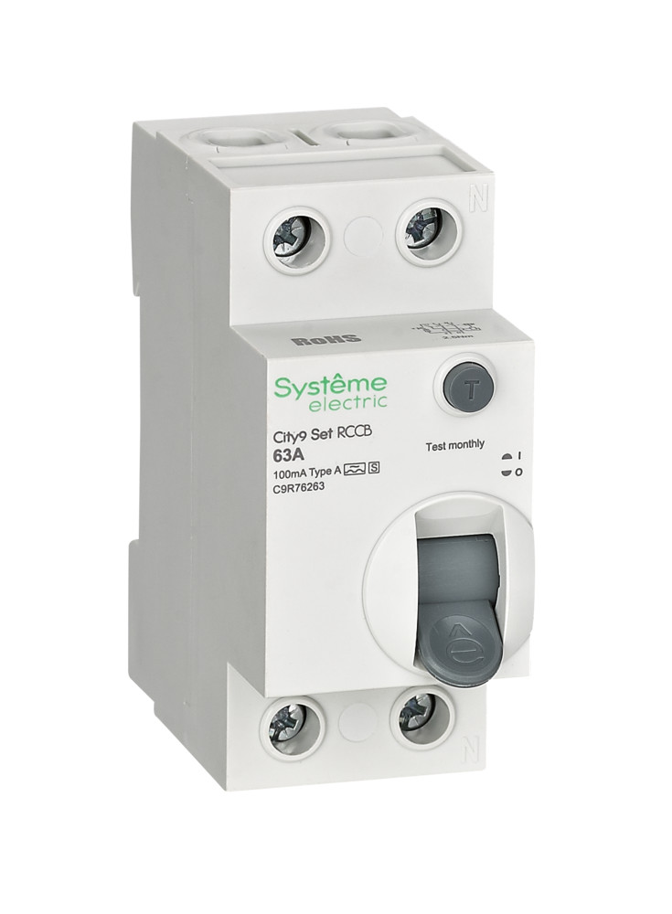 Systeme Electric City9 Set ВДТ 63А 2P 100мА A-S 230В