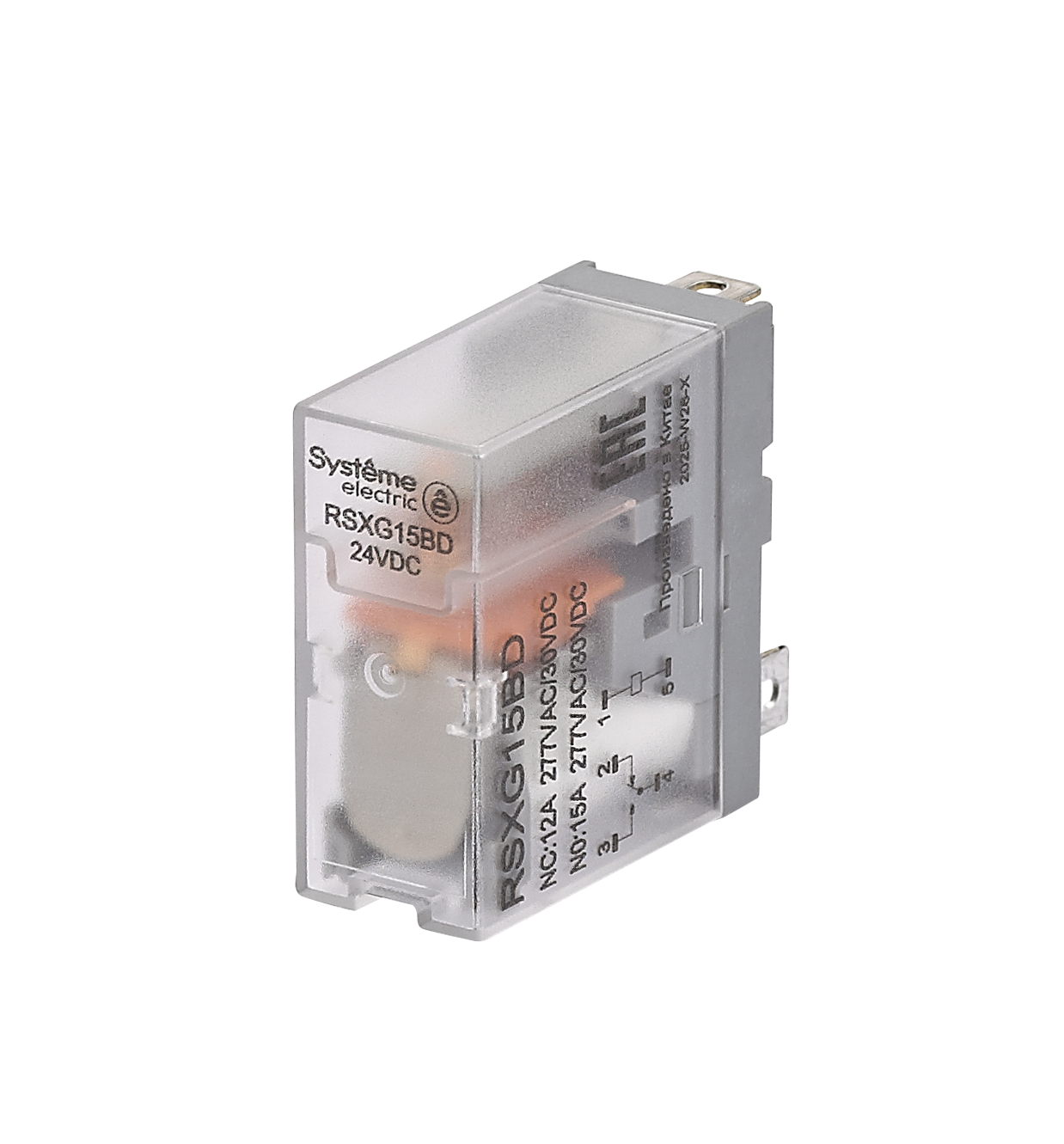 Systeme Electric Реле 12A 1CO 24VDC