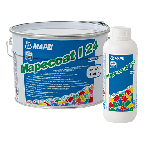 Краска для защиты бетона Mapei Mapecoat I 24 (A+B) 15кг