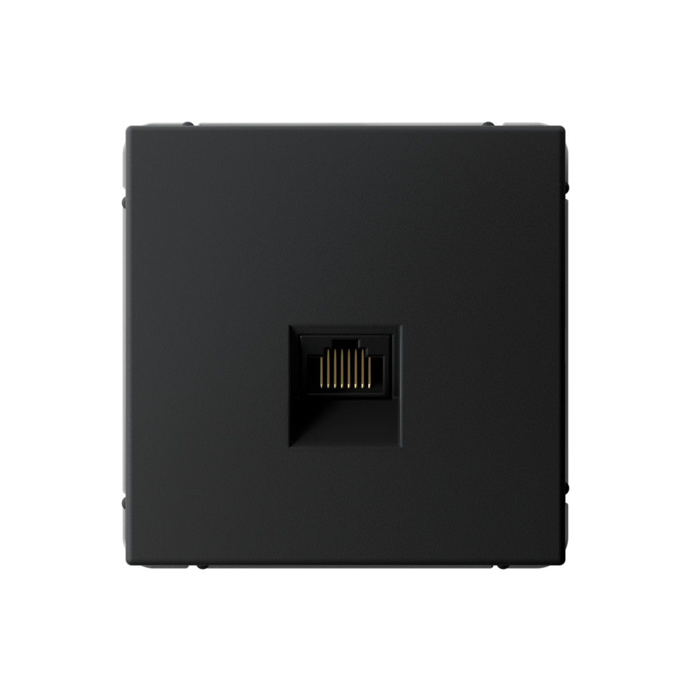 Systeme Electric ArtGallery Карбон Розетка компьютерная RJ45, кат. 6A, механизм