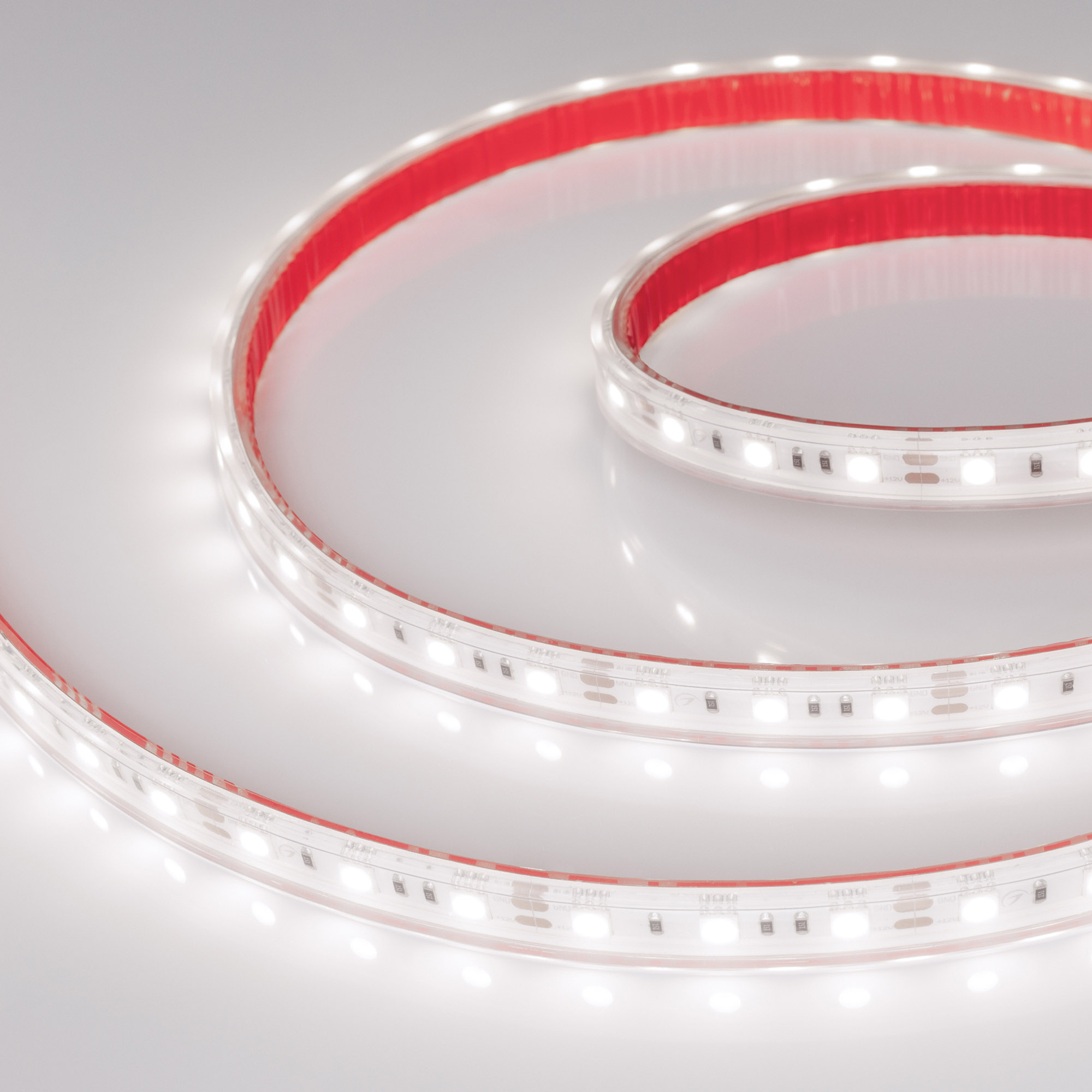 Arlight Лента герметичная RTW-PS-B60-12mm 12V White6000 (14.4 W/m, IP67, 5060, 5m) (14.4 Вт/м, IP67)