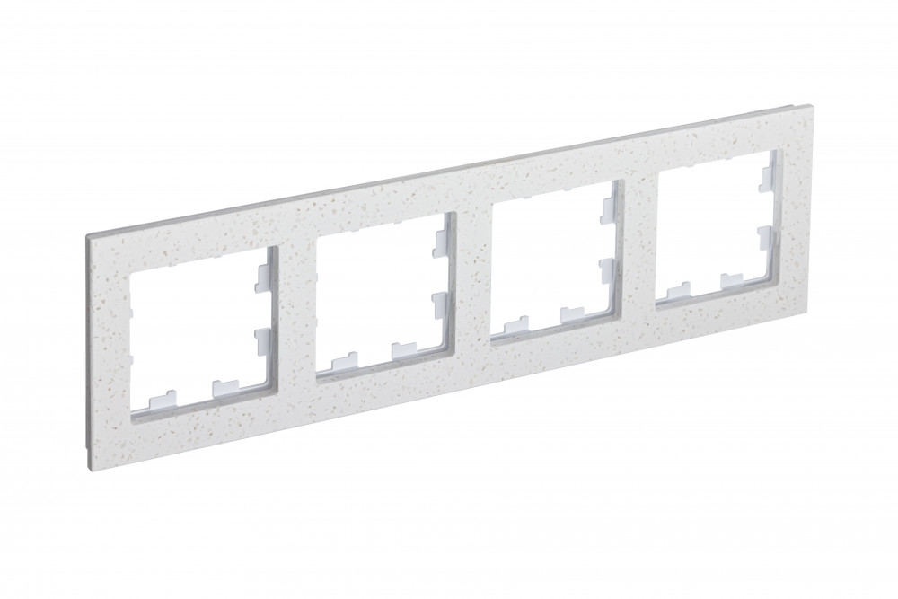 Systeme Electric AtlasDesign Nature Мрамор крем роял Рамка 4-ая
