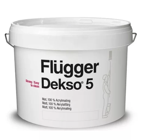 FLUGGER DEKSO 5 база1 0,75л 100% Акриловая матовая краска для внутренних работ