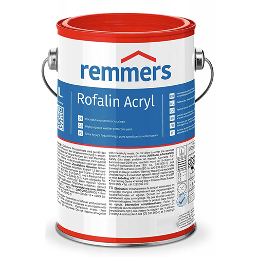 Краска акриловая матовая Remmers Rofalin Acryl Weiss Ral9016 (20л)
