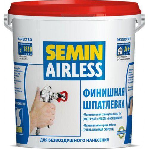 Шпатлевка Semin Airless Classic (красная крышка), 25кг