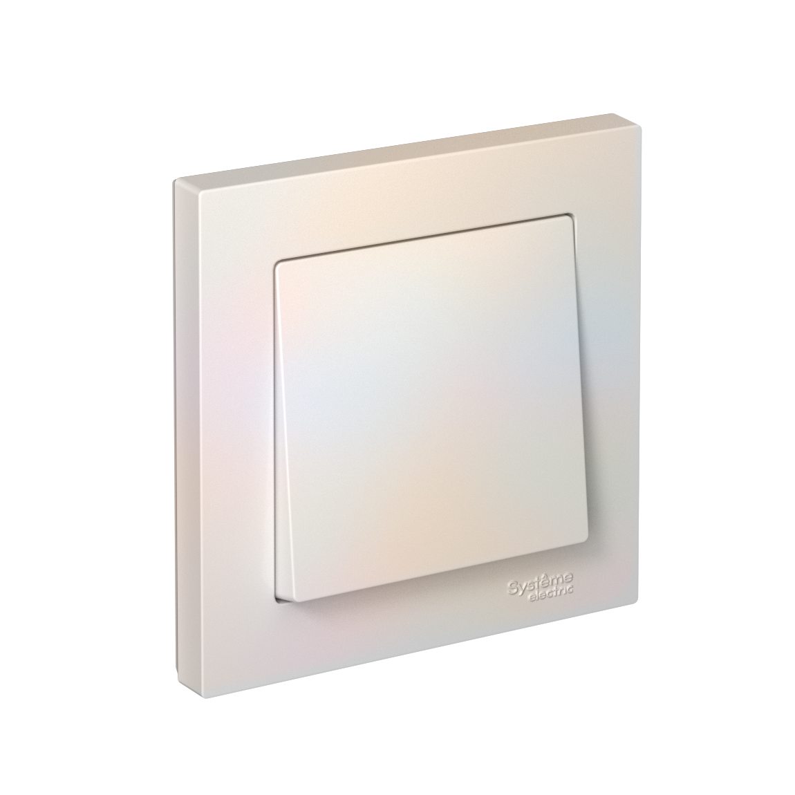 Systeme Electric AtlasDesign Жемчуг Выключатель 1-клавишный, сх.1, 10АХ, в сборе, быстрозажим. клем.