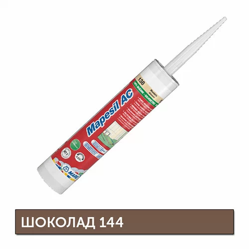 Герметик силикон Mapei Mapesil AC 144 шоколад 310мл