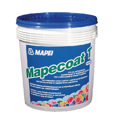 Лак для защиты бетона Mapei Mapecoat T /A Ral 9010 10кг