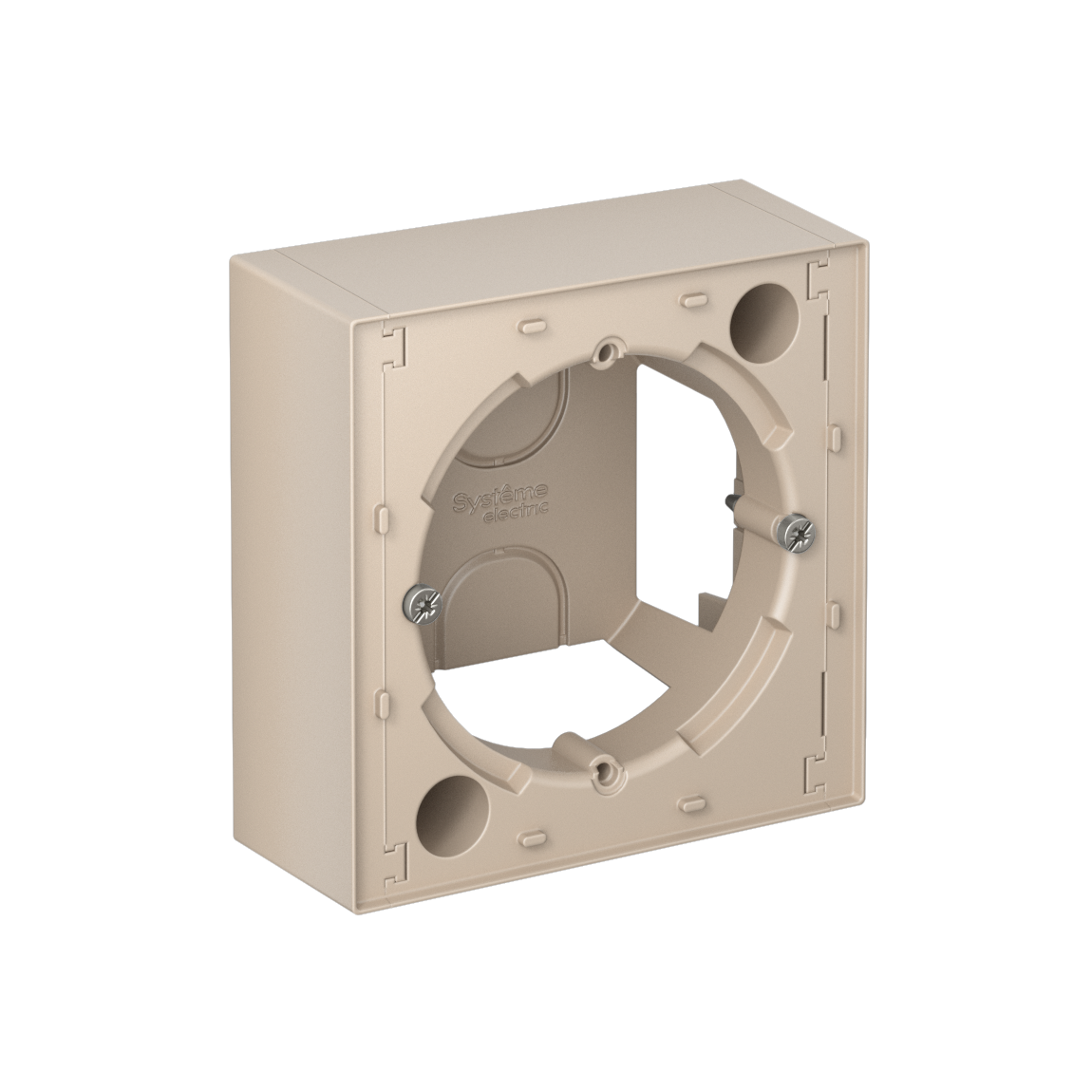 Systeme Electric AtlasDesign Песочный Коробка для наружного монтажа