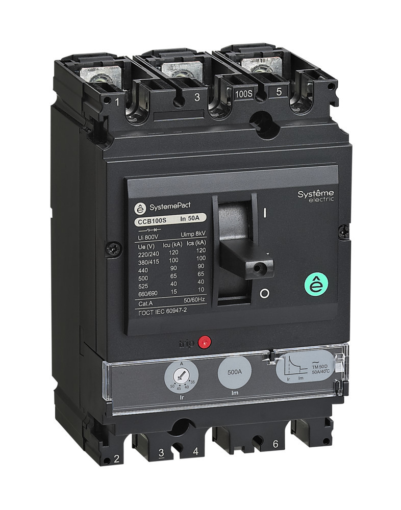 Systeme Electric SystemePact СCB Автоматический выключатель 100 150KA 3P3D TMD16