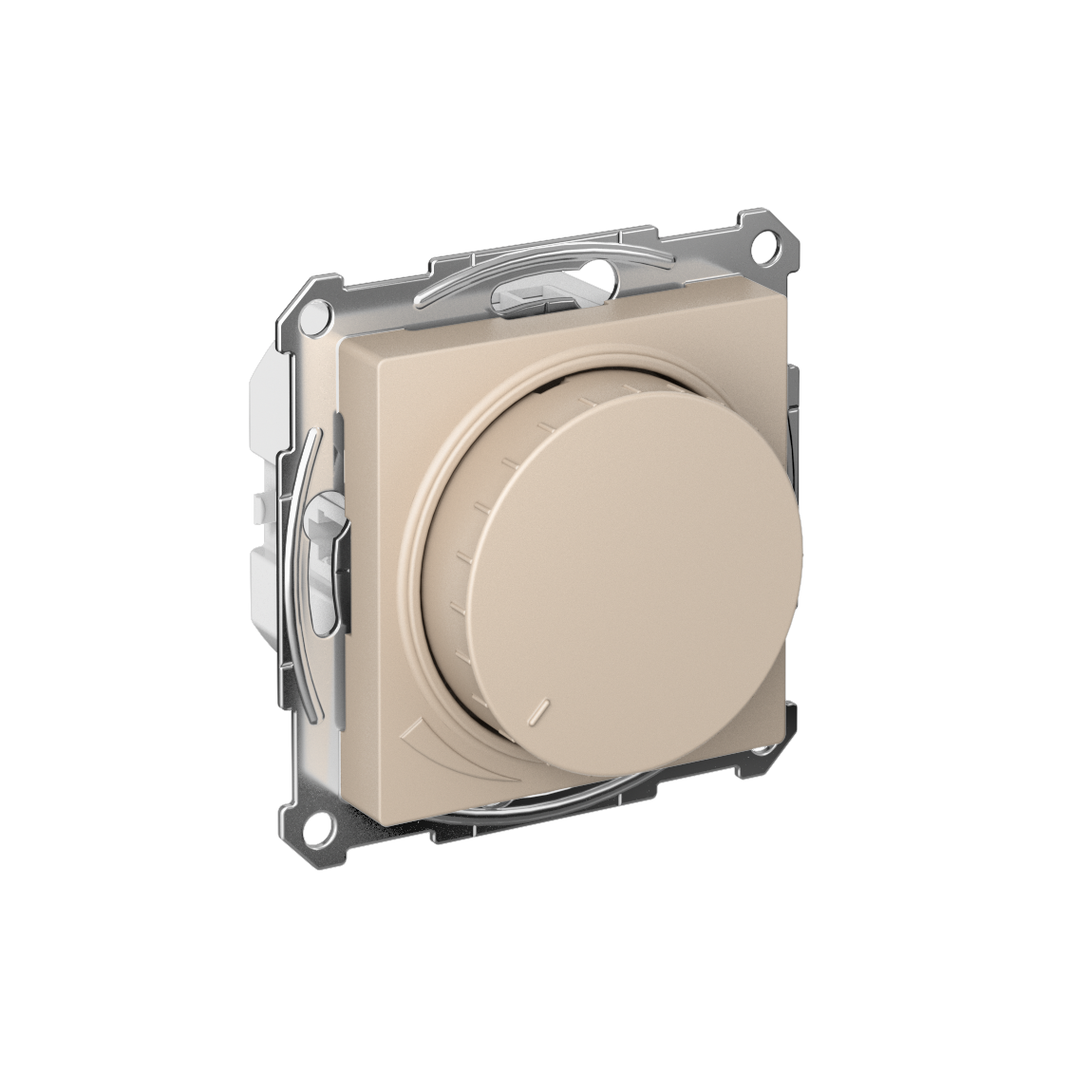 Systeme Electric AtlasDesign Песочный Светорегулятор (диммер) повор-нажим, LED, RC, 400Вт, мех.