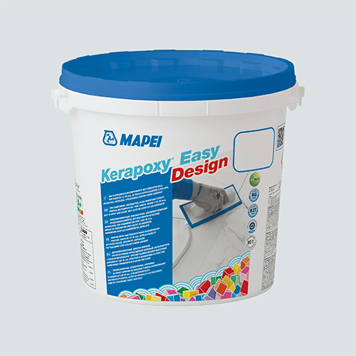 Эпоксидная затирка для плитки Mapei Kerapoxy Easy Design 0111 Silver Grey, серебристо-серый 3 кг